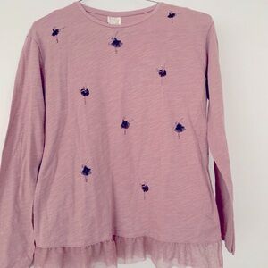 NeW: Girls Dusty Rose Top